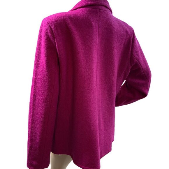 Linea By Louis DellOlio Pink 3 Button Notched Lapel Pockets Blazer Jacket Large - Picture 10 of 13